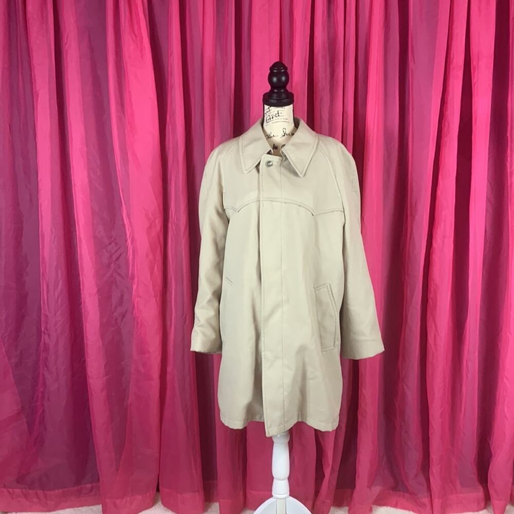 Vintage 70s Sears the Men's Store three season overcoat, 44